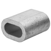 Зажим для стальных канатов 4 мм алюминиевый СтройКреп