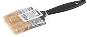 Кисть плоская, пластмассовая ручка, светлая смешанная щетина СИБИН 63 мм (01008-063)