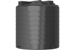 Бак для воды 2000 л черный с поплавком цилиндрический Aquatech (1-16-2520)