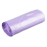 Мешки для мусора ПНД с завязками 30л 20шт в рулоне Фиолетовый 4WALLS