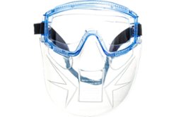 Защитные закрытые очки с непрямой вентиляцией РОСОМЗ ЗН11 PANORAMA, super PC, с щитком защитным (00777)