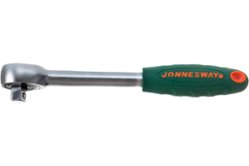 Трещотка Jonnesway ротационная, со сквозным приводом 1/2" DR, 60 зубца, 290 мм (046299)