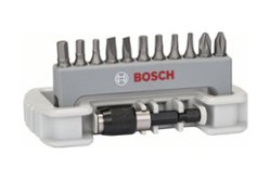 Набор бит Bosch 12 шт. держатель с быстросменным патроном (2 608 522 131)