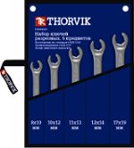Набор разрезных ключей в сумке THORVIK FNWS005 5 предметов 8-19 мм (052055)