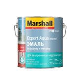Эмаль водорастворимая Marshall Export Аква белая полуматовая 2,5л (42465)