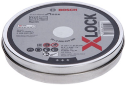 Отрезной круг по нержавеющей стали X-LOCK (125x1x22.2 мм; 10 шт.) Bosch (2 608 619 267)
