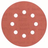Круг шлифовальный по дереву, металлу (5 шт; 125 мм; К400; 8 отверстий) Bosch (2 608 605 075) 