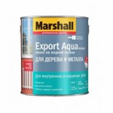 Эмаль водорастворимая Marshall Export Аква белая глянцевая 2,5 л (42462)