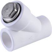 Фильтр сетчатый для воды PP-R ВН/ВН 20 мм белый VALFEX (10141020)