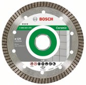 Круг алмазный отрезной Best for Ceramic Extraclean Turbo (125х22.2 мм) для УШМ Bosch (2 608 602 479)