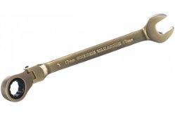 Комбинированный трещоточный ключ с шарниром 17 мм ДТ 100/5 Дело Техники (515417) 