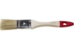 Кисть плоская STAYER "UNIVERSAL-STANDART", светлая натуральная щетина, деревянная ручка, 38 мм (0101-038)