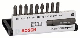 Набор бит (10 шт) PH/PZ/TX Bosch (2 608 522 064)