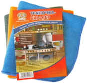 Тряпочка-скрабер 30х30 см ТАНДЕМ (МФ030-300Т)