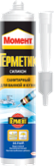 Герметик силиконовый санитарный Момент Henkel для ванны и кухни белый 280мл (764013)