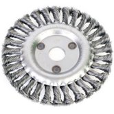 Щетка для УШМ ф22,2/200мм дисковая сталь витая Patriot 