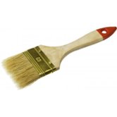 Кисть плоская ЗУБР "УНИВЕРСАЛ-ОПТИМА", светлая щетина, деревянная ручка, 63мм (01099-063_z01)