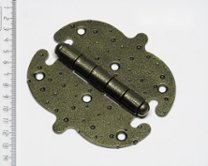 Петля накладная фигурная ст. бронза 110 мм НОЭЗ (ПН 5-110-SL)