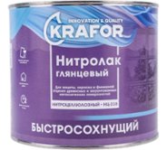 Лак Krafor НЦ-218 бесцветный глянцевый 1,7 кг 