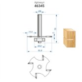 Фреза кромочная фальцевая (Ø 50,8х2 мм; хвостовик 8 мм) по дереву Энкор (46345)