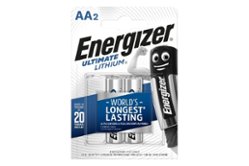 Батарейка Energizer АА E91 BP2 литиевая 2 шт