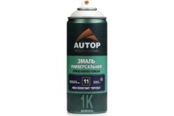 Алкидная эмаль AUTOP Professional №11 базовая, черный глянцевый, аэрозоль 650 мл (ATP-A07832)
