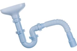 Сифон для мойки 1 1/2 " * 40 мм с разрывом струи АНИ пласт (DR0115)