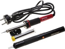 Паяльник пластиковая ручка набор 4 шт. 40Вт СВЕТОЗАР (SV-55316-40-H4)