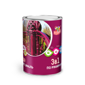 Грунт-эмаль по ржавчине Olecolor Черная 0.9кг (4300005937)