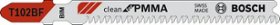 Пилка для электролобзика T102 BF BIM PMMA 1шт/5 Bosch (2 608 636 781)