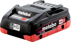 Аккумулятор LiHD 18 В, 4.0 А*ч Metabo (625367000)