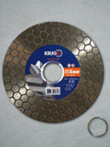 Круг алмазный KRUGO ø115x25 для резки под 45 