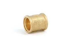Муфта прямая UNI-FITT 1/4"ВР латунь (602G0000)