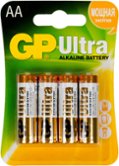 Батарейка GP Ultra Alkaline АА 15AU LR6, 4 шт. 
