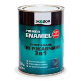 Грунт-эмаль по ржавчине Экодом 3 в 1, серая 1кг