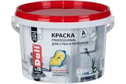 Акриловая краска для стен и потолков Dali Professional 3 матовая база А 2.5 л