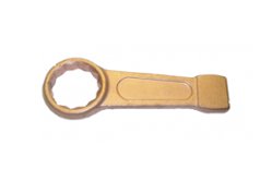 Ключ гаечный кольцевой ударный 30 мм омедненный