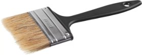 Плоская кисть, пластиковая ручка, светлая щетина, 75мм СИБИН (01008-075) 