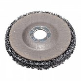 Круг шлифовальный губчатый (коралловый) Ø 125х22 Hamach "Poly X", черный, конус (11717)