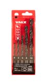 Набор свёрл по металлу VMX HSS 5шт (4;5;6;8;10мм) пластиковый футляр (VM511620)