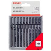 Набор пилок для лобзика 10 шт. HCS  Bosch (2 607 010 146)