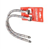 Подводка для смесителей VALTEC М10- 1/2" F пара 0,3м (VTf.005.IS.0410030)