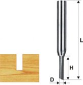Фреза пазовая прямая (3х6 мм; хвостовик 8 мм) по дереву Энкор (10654) 