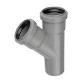 Тройник PP Ø 40х32мм угол 67,5° Sinikon (510003)