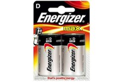 Батарейка Energizer D MAX 2шт алкалиновая