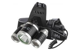 Фонарь Эра GA-809 налобный аккумуляторный трехламповый (Б0039627)