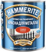 Краска HAMMERITE гладкая красная 2.2л