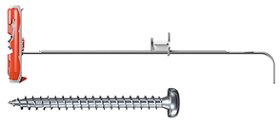 Дюбель fischer нейлоновый DUOTEC S с шурупом