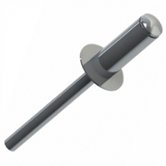 Заклепка алюминиевая 4,0х10мм RAL7024 серый графит СтройКреп 