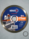 Круг алмазный KRUGO ø125x1,2x8х22 керамогранит ультратонкий